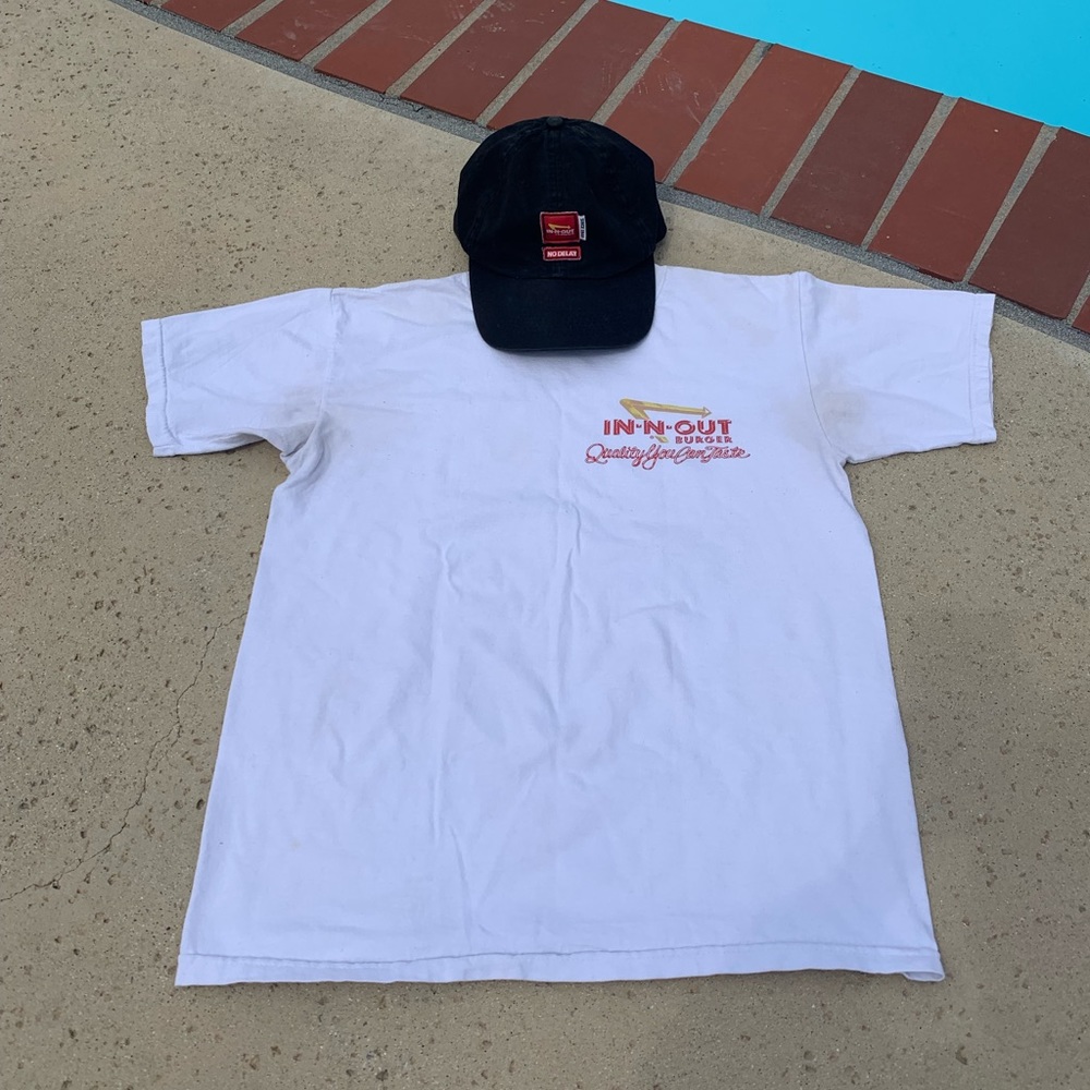 Vintage In-N-Out Shirt and Hat